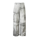 Waste Splashed White Black Jeans